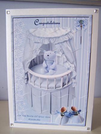 Little Baby Blue Side Stacker by Audrey Rae