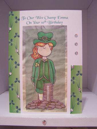 Shamrocks Ribbons by Audrey Rae