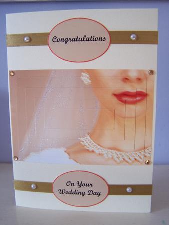 Bride with Pearl Necklace by Audrey Rae
