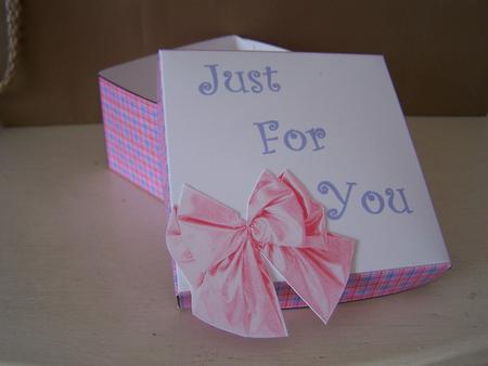 Tartan Square Box by Audrey Rae