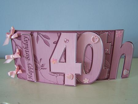 40th Elegant Metallic Book Sheet by Audrey Rae