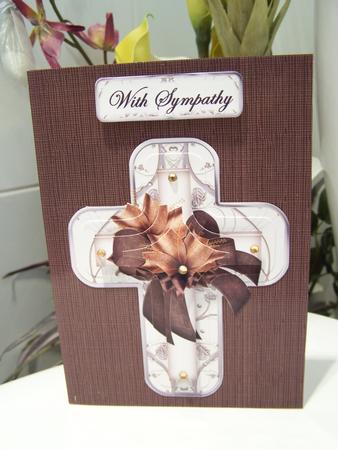 Autumnal Cross Pyramid by Audrey Rae
