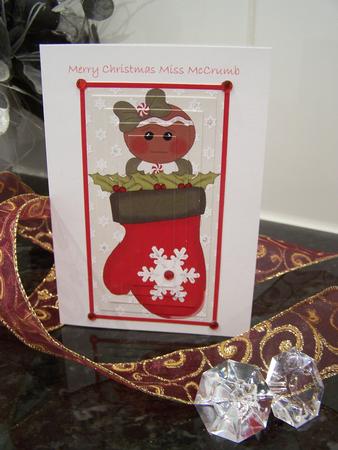 Ginger in Stocking by Audrey Rae