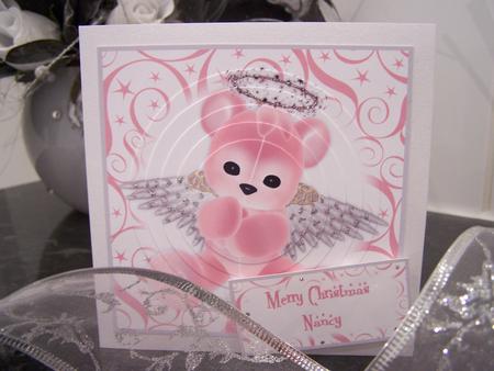 Pink Angel Teddy Circle Pyramid Mix N Match by Audrey Rae