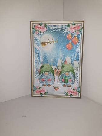 Christmas Gnomes Decoupage Topper 5 by AUSRA SAKYTE