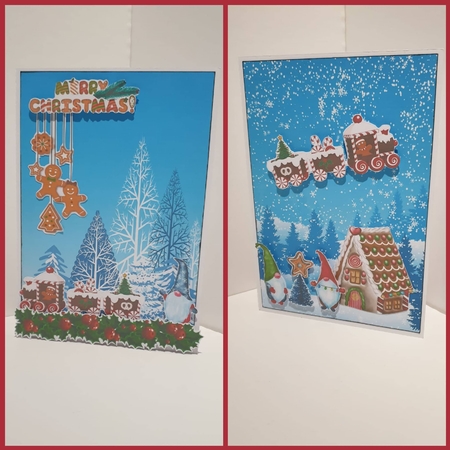 GINGERBREAD HOUSE DECOUPAGE by AUSRA SAKYTE