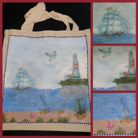 NAUTICAL DECOUPAGE by AUSRA SAKYTE