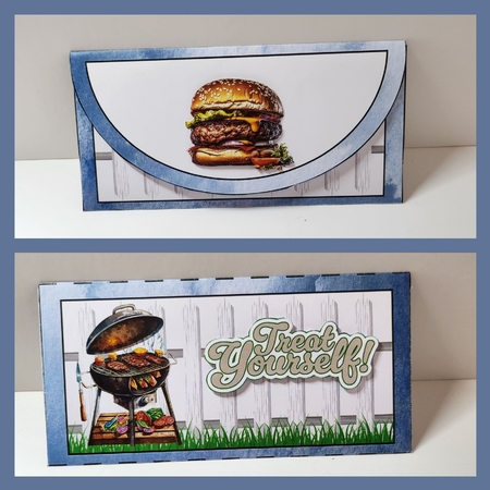 Treat Yourself BBQ Money Wallet by AUSRA SAKYTE