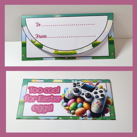 Too Cool For Easter Eggs! (Pink) Easter Bunny Money Wallet by AUSRA SAKYTE