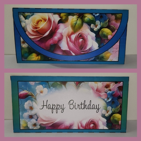 June Birth Flower Money Wallet by AUSRA SAKYTE