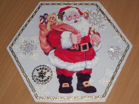 Santa Plate Kit by Barbara Hayes
