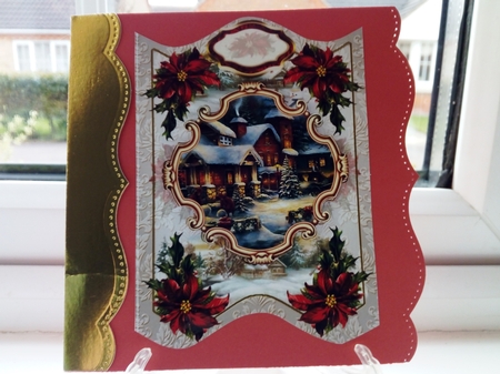 Christmas Snow Scene 5x7 Mini Page Kit by Barbara Hurst