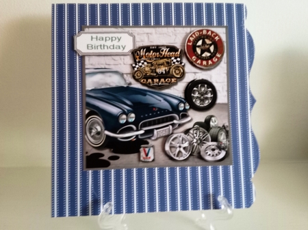 Botch it Garage Birthday/Fathers Day topper by Barbara Hurst
