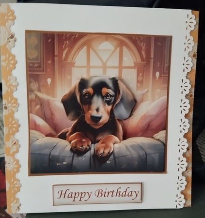 Cosy Dachshunds by Barbara Hurst