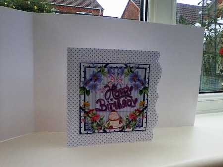 Happy Birthday Floral by Barbara Hurst