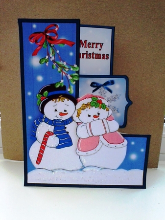 USK  Mr & Mrs Snowman by Barbara Hurst
