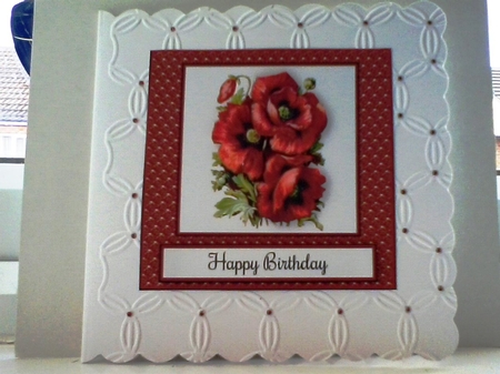 Lovely Red Poppies Mini Kit - Topper + Decoupage Layers by Barbara Hurst