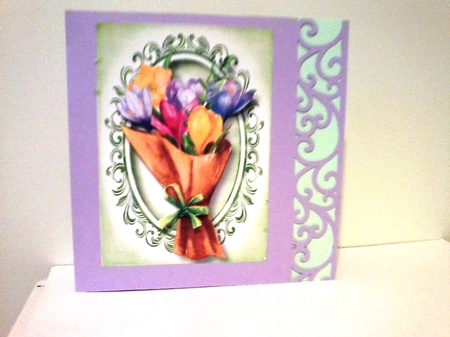 Flowers From My Garden - Spring Bouquet A5 by Barbara Hurst