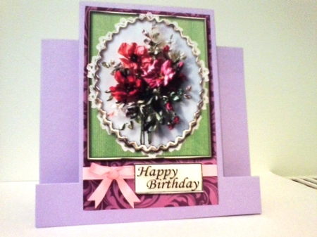 Birthday Floral Quick card by Barbara Hurst