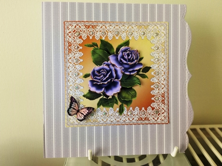Lace Backgrounds Vibrant by Barbara Hurst