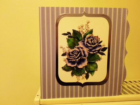 Gold Trim Rose Bouquet Kit-6 by Barbara Hurst
