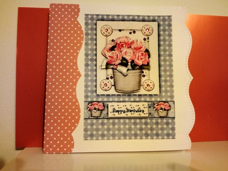 Kit 4 A5 Cards Beautiful Flowers by Barbara Hurst