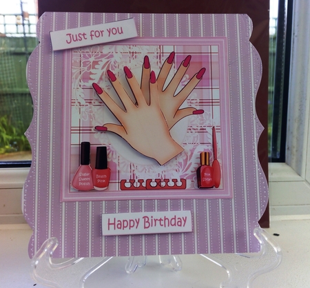 Pink Manicured Nails Mini Kit  by Barbara Hurst
