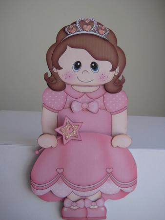 3D on the Shelf Card Kit - Fairytale Princess Nina by Barbara Kane