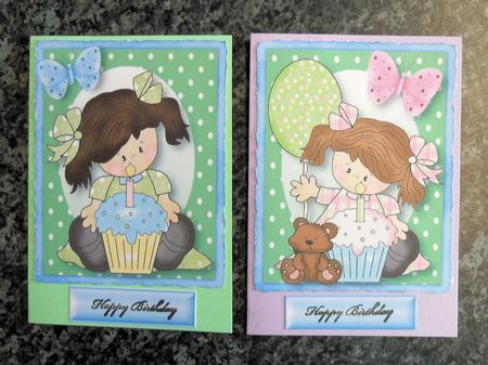 Birthday Girl Toppers by Gillian Lester