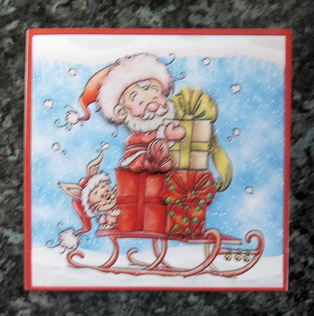 Sleighing Santa by Gillian Lester