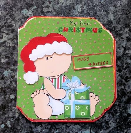 Baby Girl First Christmas by Gillian Lester
