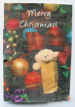 Christmas Gift Wavy Stacker by Gillian Lester