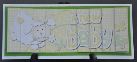 Dl a New Baby Lamb Felties Side Stacker Topper by Barbara Stubbings