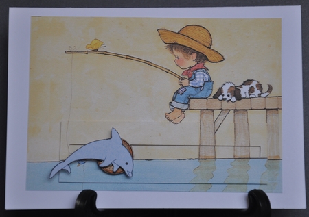 Fishing Penny Slide by Barbara Stubbings