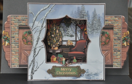 3D Room with a View - Vintage Christmas by Barbara Stubbings