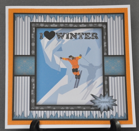 Men Skier Mkit by Barbara Stubbings