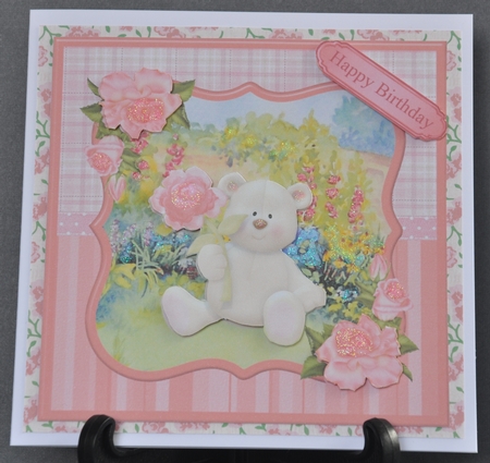 Sweet Bear Topper & Decoupage by Barbara Stubbings