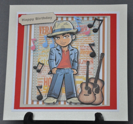 8x8 Mini Kit Mr Music Man by Barbara Stubbings
