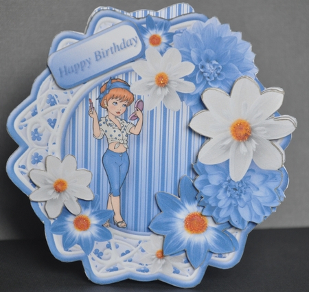 How Do I Look Fancy Hexagon Card Mini Kit by Barbara Stubbings