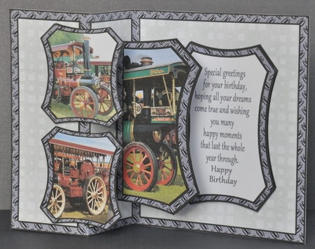 Fold Back Pop-up- Traction Engines by Barbara Stubbings