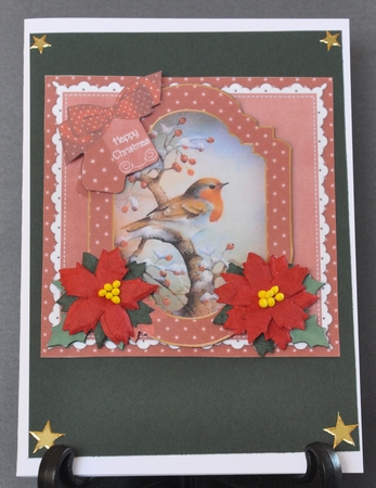 Red Robin Happy Christmas 6in Christmas Step by Step by Barbara Stubbings