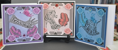 Color Birthstone 12 Sheet Bumper Kit by Barbara Stubbings