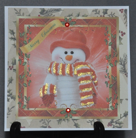 Cheery Snowman by Barbara Stubbings