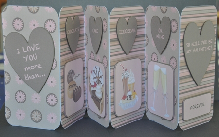I Love You More Than - valentine Card by Barbara Stubbings