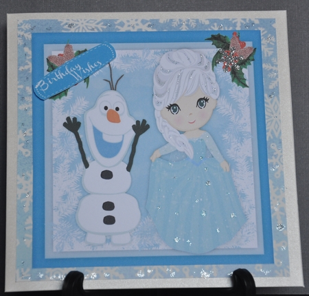 Beautiful Elsa and Olaf  by Barbara Stubbings