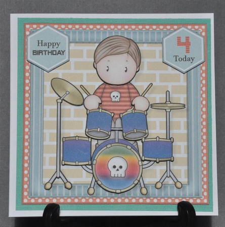 Drumming Andy Mini Kit With Ages by Barbara Stubbings