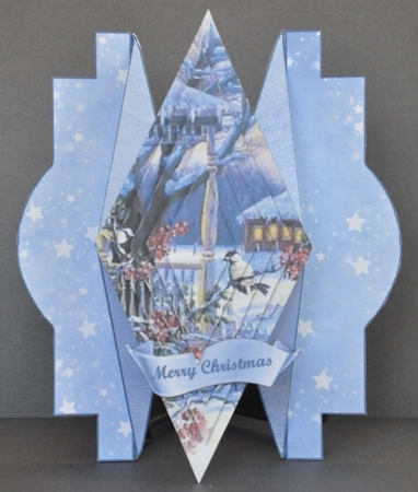 Christmas Scene Diamond Card Mini Kit by Barbara Stubbings