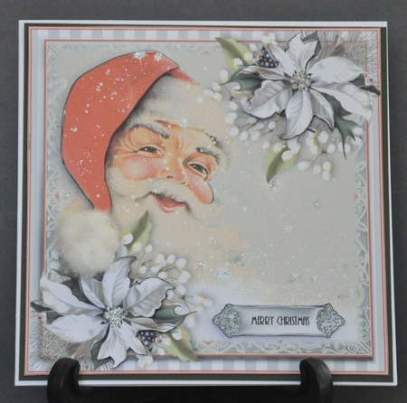 Santa Card Front Kit by Barbara Stubbings