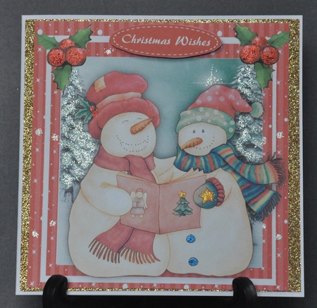 Carol Singing Snowman  by Barbara Stubbings