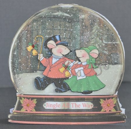 snow globe quick card#1 by Barbara Stubbings